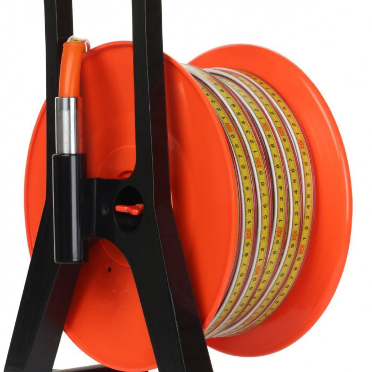 Water Level Meter, Stainless Steel Probe, 10-300m Cable Reel, Groundwater/Well Depth Detector, Accurate Liquid Level Measuring Tool(50m)