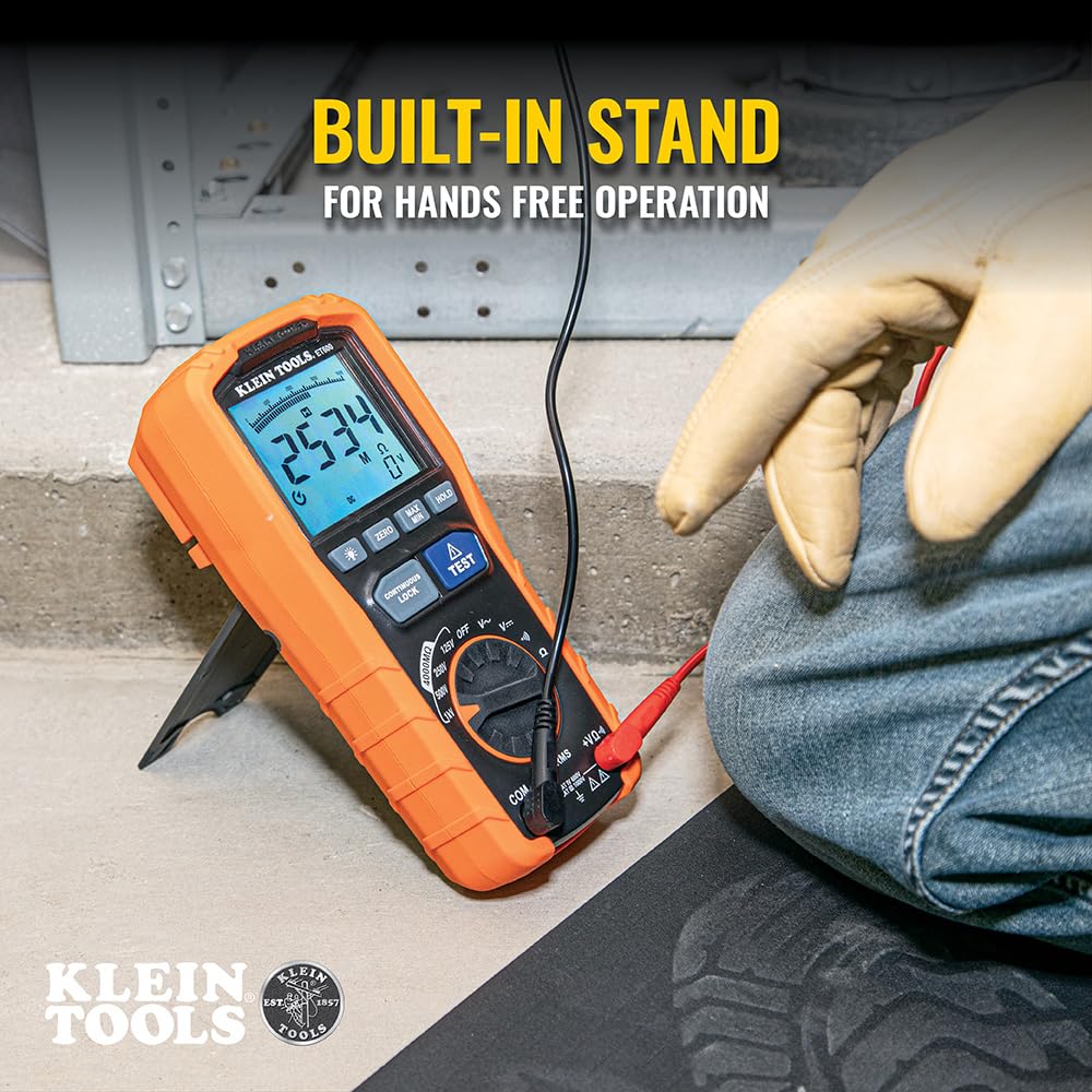 Klein Tools ET600 Megohmmeter Insulation Tester Multimeter