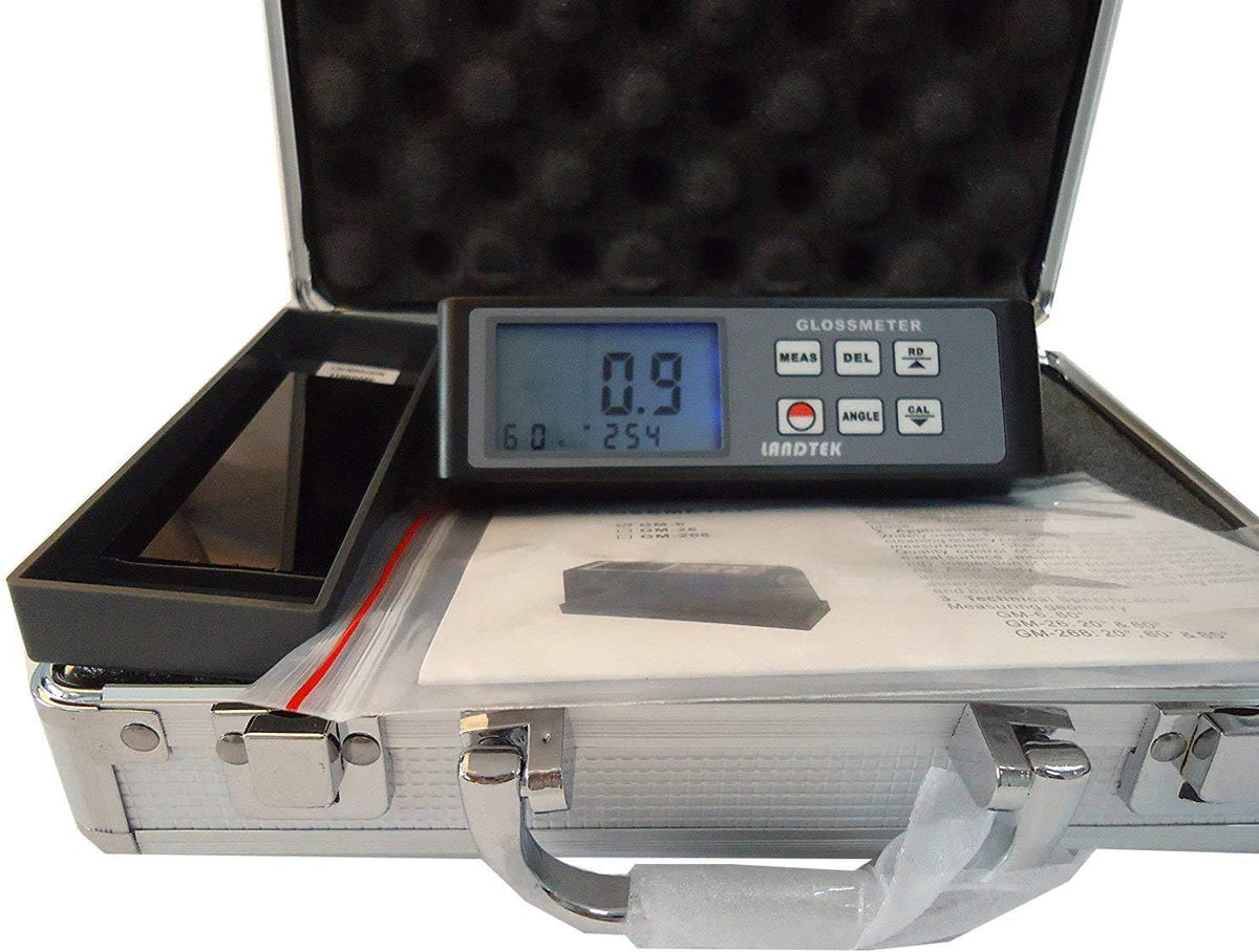 60 Degree Gloss Meter Glossmeter for Paints Inks Plastics Ceramics Marble Tester Data Memory Function