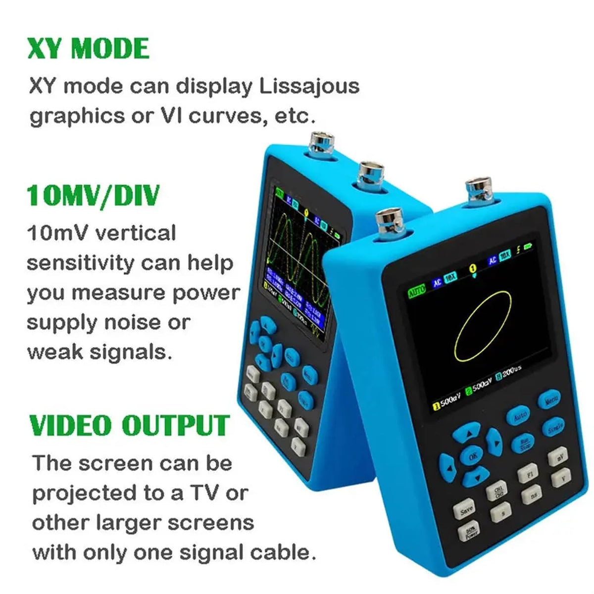 LCR Meter, Digital LCR Bridge Tester Resistance Inductance Capacitance Meter ESR Test Kit with Built-in Battery