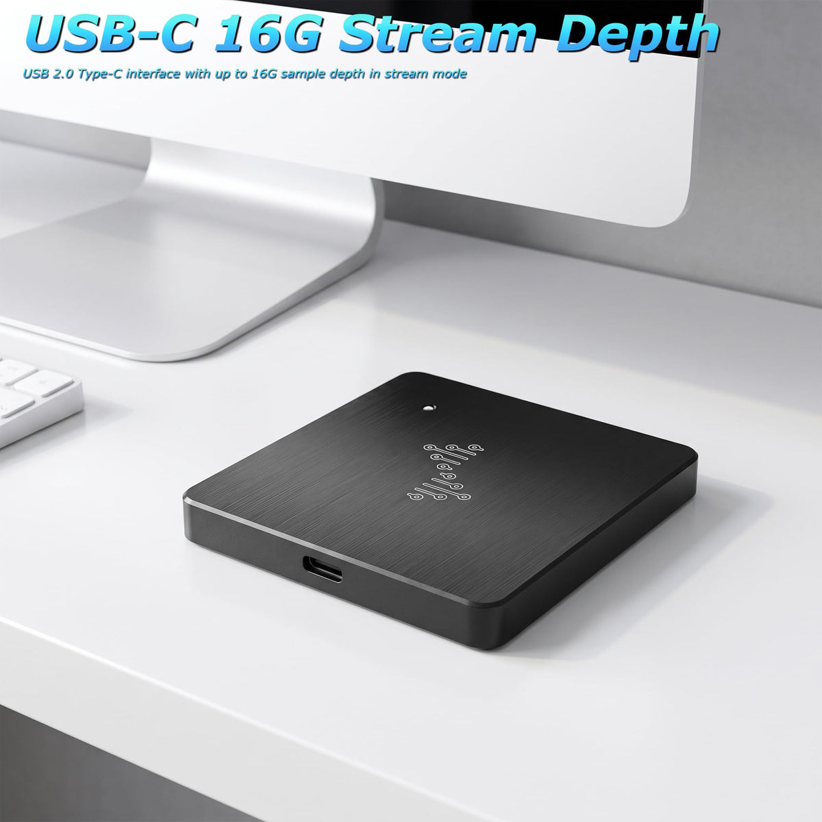 USB Logic Analyzer, 16 Channels, 400MHz Sampling Rate, 16G Sampling Depth, 256Mbits Memory, USB 2.0 Interface for PC Analysis on WinXP/10 Mac OS Linux (DSLogic Plus)