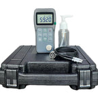 Ultrasonic Thickness Gauge Meter Through Paint Coatings Thickness Gauges with 0.65 to 600mm 0.025 to 23.62inch 3-30mm 0.118 to 1.181inch P-E and E-E Echo-Echo Mode for Steel Aluminum Copper