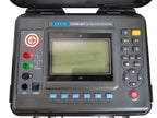 15KV High Voltage Insulation Resistance Tester Insulation Tester with Rated Applied Voltage 500V 1000V 2500V 5000V 10KV 15KV Insulation Resistance Range 0.01MΩ～50TΩ Resolution 0.01MΩ
