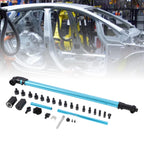 Acouto 2D Auto Body Measuring System High Accuracy Aviation Aluminum Auto Body Shop Frame Tram Gauge for Cars Dent Repair Tools