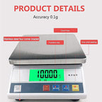 Digital Analytical Balance Precision Scale for Laboratories Analytical Electronic Balance Scale Jewelry Scale,Piece Counting Bench Top Scale Food Weighing Kitchen Scale (6kg)