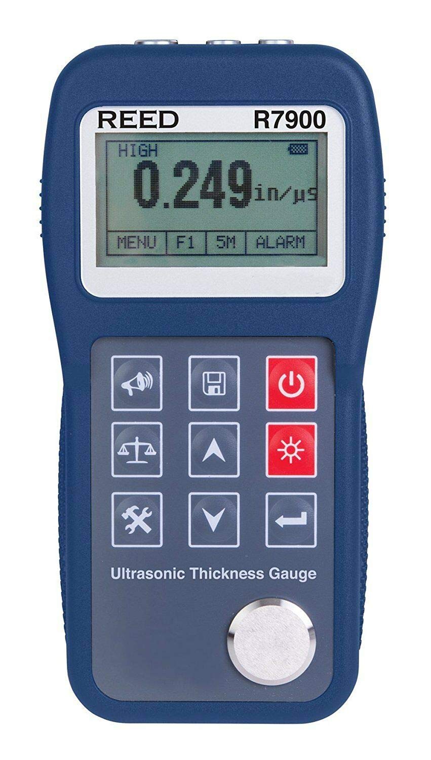Reed Instruments R7900 Ultrasonic Thickness Gauge, 11.8" (300mm)