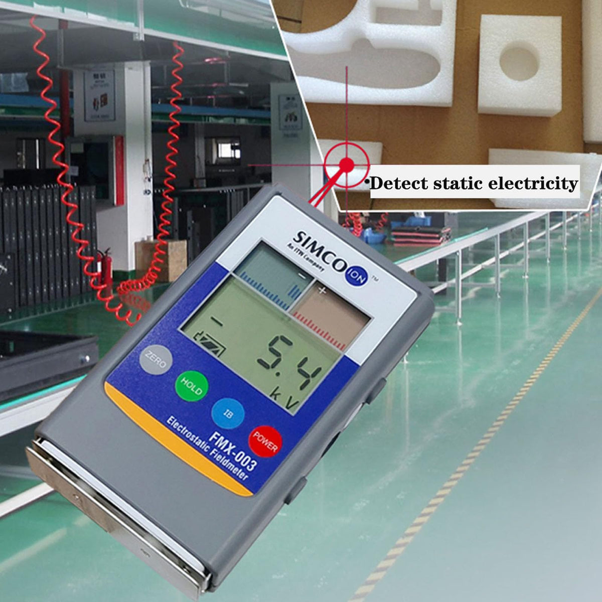 Static Meter FMX-003 Electrostatic Fieldmeter ESD Voltage Tester
