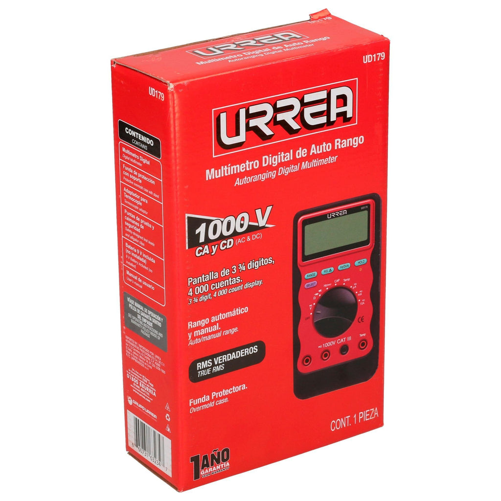 Urrea UD179 True Rms Generation Digital Multimeter