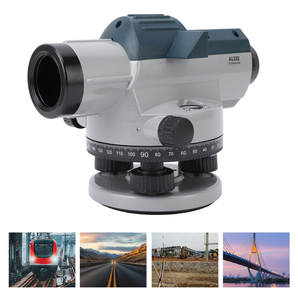 32x optical level boost survey tool with magnetic damped compensator for accurate measurement in harsh environments IP54 aluminum alloy body