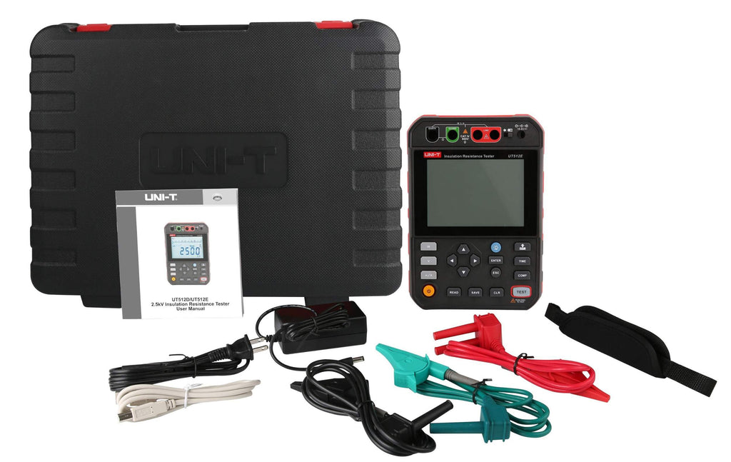 UNI-T UT512E 2500V Digital Insulation Resistance Tester 2.5 TΩ