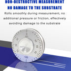 Wet Film Thickness Gauge, Stainless Steel, Accurate Measurement Tool with Clear Scale, Ideal for Paints and Inks, Includes Storage Box for Easy Transport (50um)