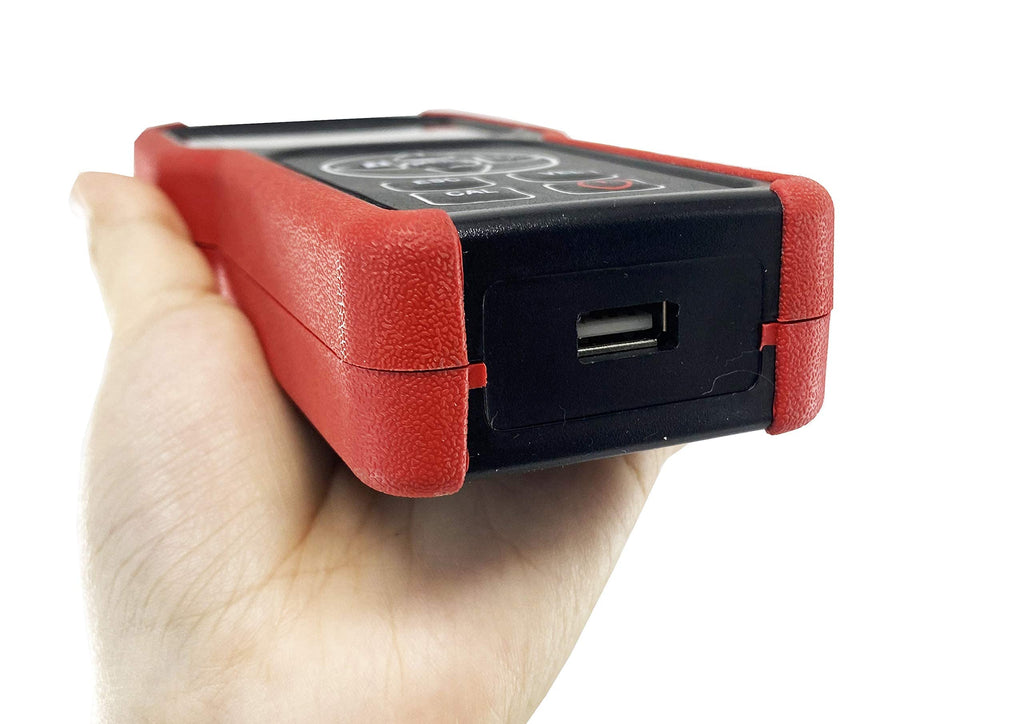 Ultrasonic Thickness Gauge Tester Meter for Metal (Such As Steel Cast Steel Aluminum) Plastic Glass Fiber Glass Etc with Measuring Range 0.75 to 400 mm/0.03 to 15.74 Inch