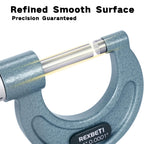 REXBETI Outside Micrometer, Ultra-Precision Carbide Tipped Measuring Tool