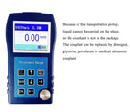 Ultrasonic Thickness Meter Measurement Gauge with Measuring Range 0.9 to 300mm Two Measurement Mode Standard Mode Ultra-Thin Mode
