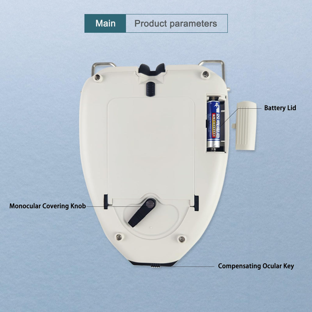Optical Instrument PD Meter Pupilo Digital Pupilometer LED Target Lamp Inside Distance Meter 0.1mm Accuracy