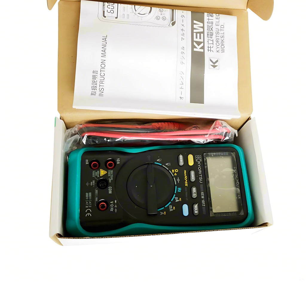 Japan Quality KYORITSU 1012 Digital Multimeters AC DC Tester KEW1012 Digital Multi Meter T-RMS NCV Capacitance Ammeter Voltmeter Tester multimetro Digital Professional Tester Multi-Meters
