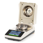 U.S. Solid Halogen Moisture Analyzer, Up to 160°C, 110 g Capacity, 0.01 g/0.1% Readability, 5 in Color Touchscreen, 20 Test Profiles, RS232 Moisture Balance for Food, Grain and Lab Testing