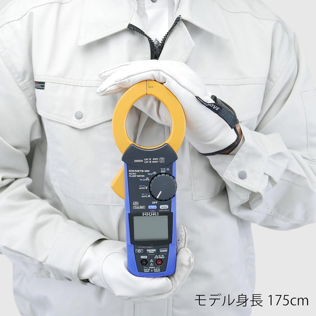 True RMS AC/DC Digital Clamp Meter (600.0 A/2000 A) Multi-Function Electrical Tester for Electricians, Solar Technicians, EV Services| Model: CM4373-50