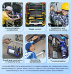 1310 1550nm 26 24dB Multi-Functional JILONG OTDR with OPM OLS V-F-L and Fiber Optical Fiber Fusion Splicer Core Alignment Splicing Loss 0.01dB Electrodes 48000 Times
