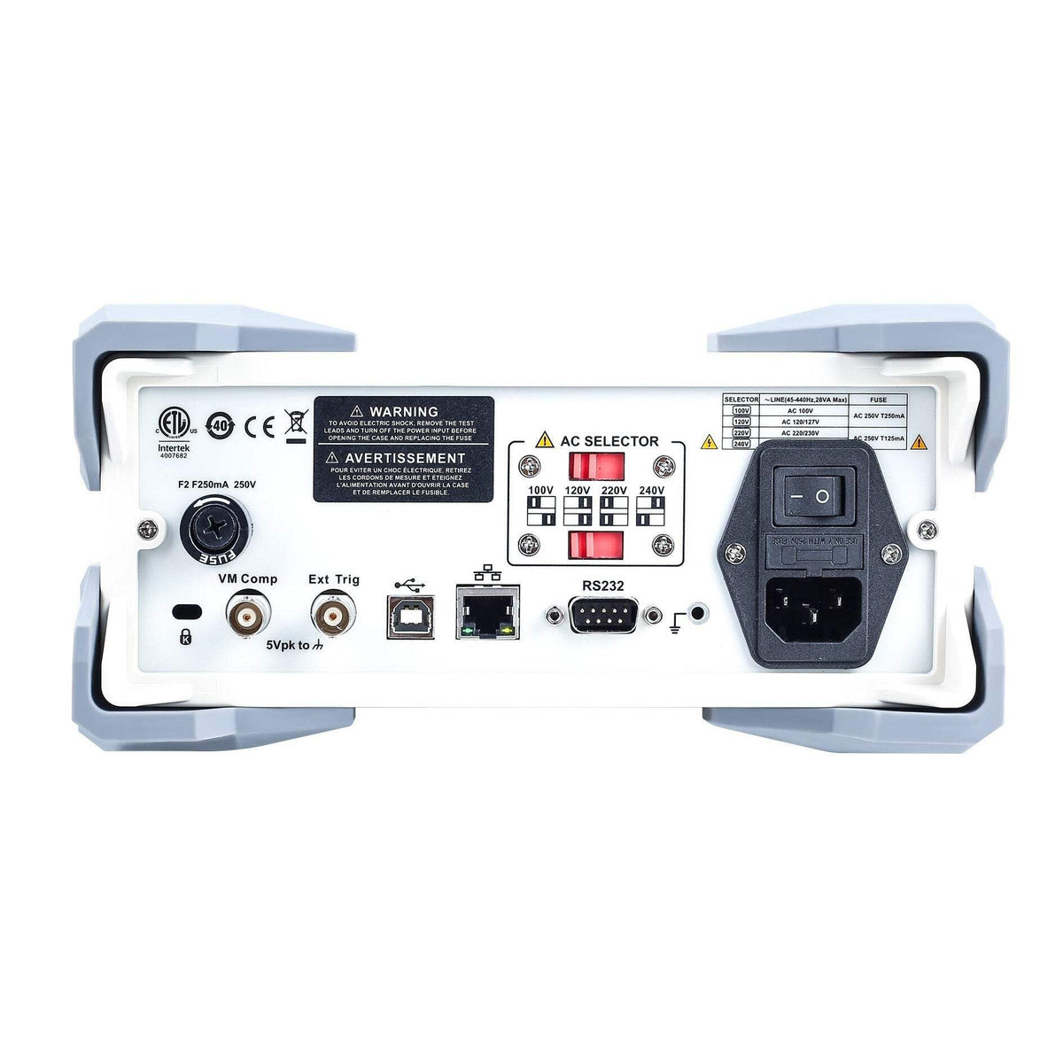 UNI-T Benchtop Multimeter UT8805E - 5.5 Digit, 4.3 in Display, Auto-Ranging, TRMS, 199,999 Counts, Grey, Multimeter Tester
