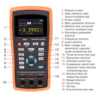 Portable Home Functional Testing Tools Digital Bridge Meter Multifunction 5 Digit Handheld LCR Capacitor Inductance Resistance Tester 100KHz DCR with USB