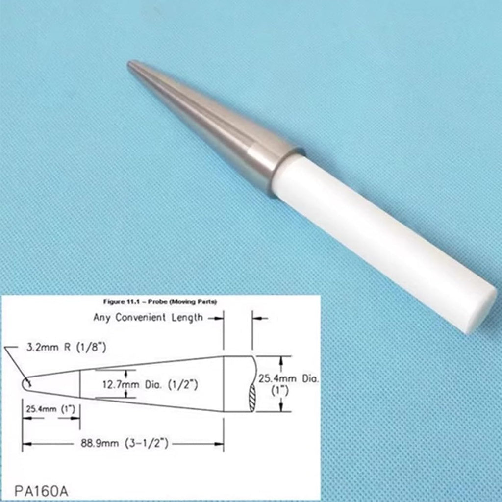 UL Test Finger, Unjointed Test Probe, Electrical Safety Test Probe, with Polyethylene Handle, Electric Shock Protection, for Electrical, Industrial, Scientific