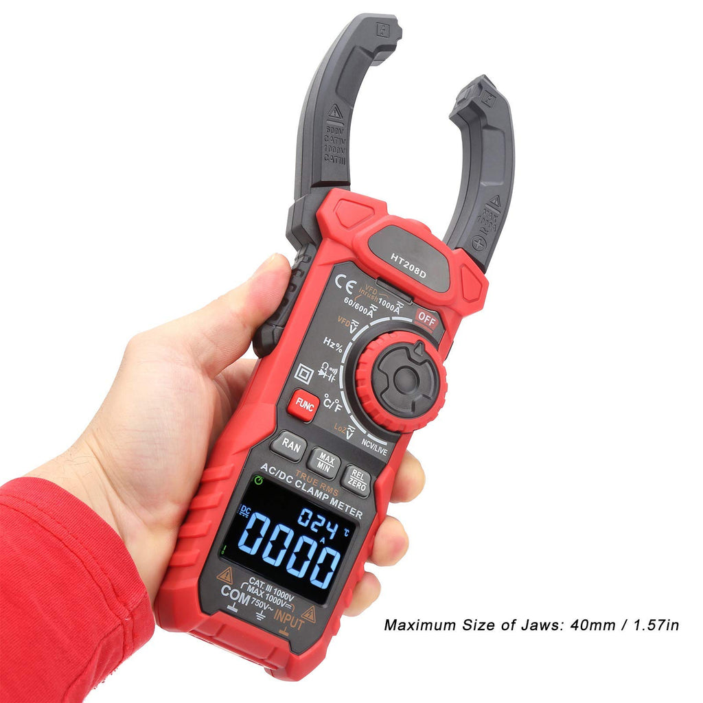 XDM1041 3.7in Digital Desktop Multimeter + HT208D Digital Clamp Meter