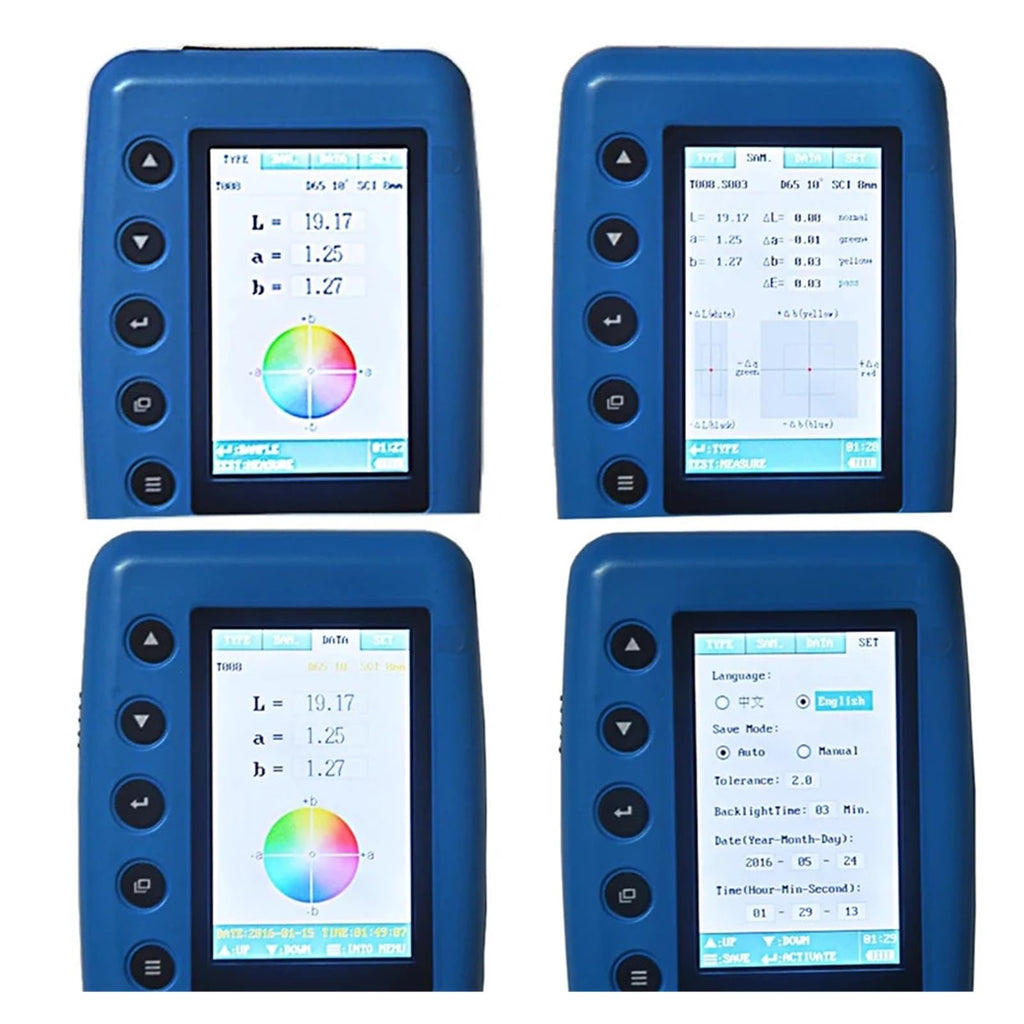 Colorimeter Digital Color Analyzer Meter WR-10QC Measuring Precise LAB E*a*b Tester