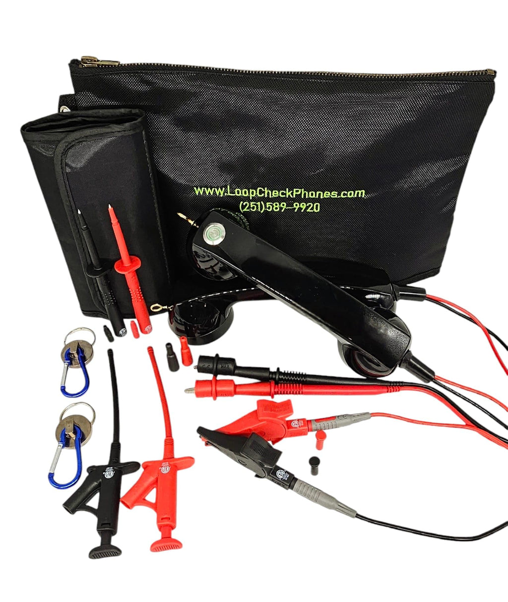Loop Check® Phones Electrician Continuity Test Phone Set ME001-NBM with Magnets