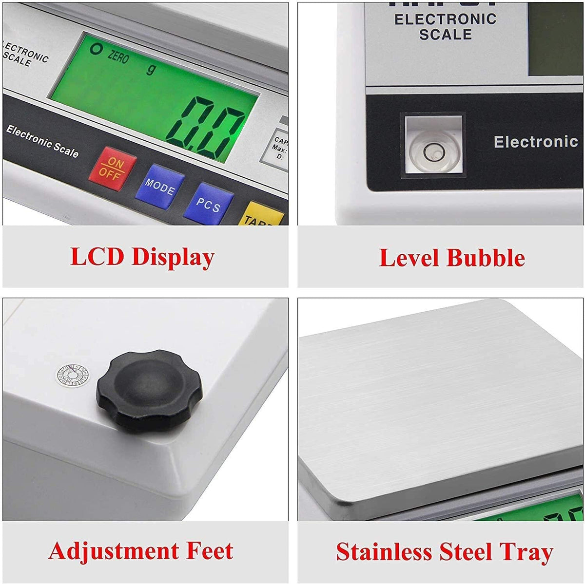 Digital Analytical Electronic Balance CE Certification with Counting Function Precision Scale(3000g/0.1g)