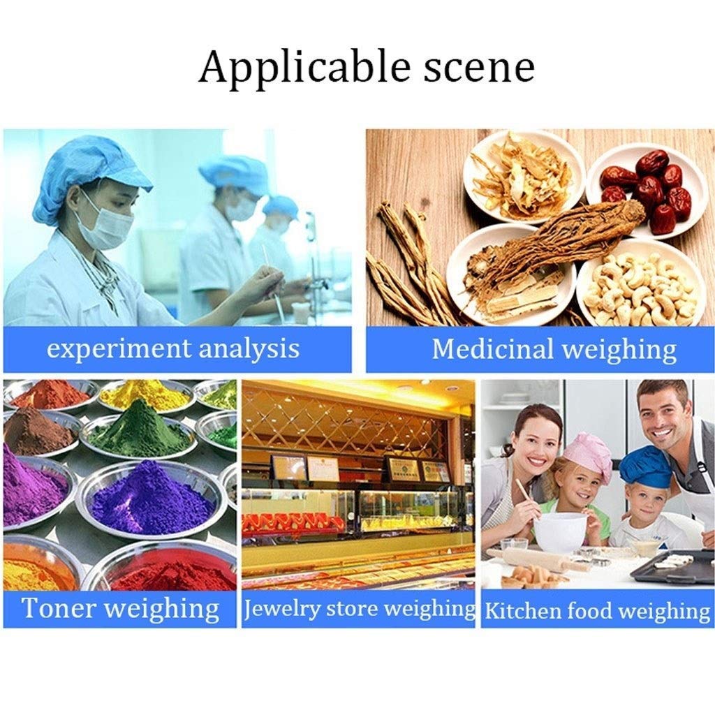 Electronic Scale Digital Electronic Scale 0.01G LCD Laboratory Precision Analytical Balances Jewelry Scales Industrial School