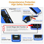 OWON Digital Multimeter, Digital Manual-Ranging 600V AC/DC Voltage Tester, Tests Batteries, Current, Resistance, Diodes, and Continuity (OW65)