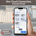 Wireless RV Leveling System - American Design User-Friendly Only for Android Phone App With Real-Time Precise Leveling Measurements, Advanced RV Level Camper Must Have Accessory, Battery-powered