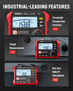 KAIWEETS KE1000 Megohmmeter Insulation Resistance Tester Up to 100GΩ and KAIWEETS KT301P Circuit Breaker Finder