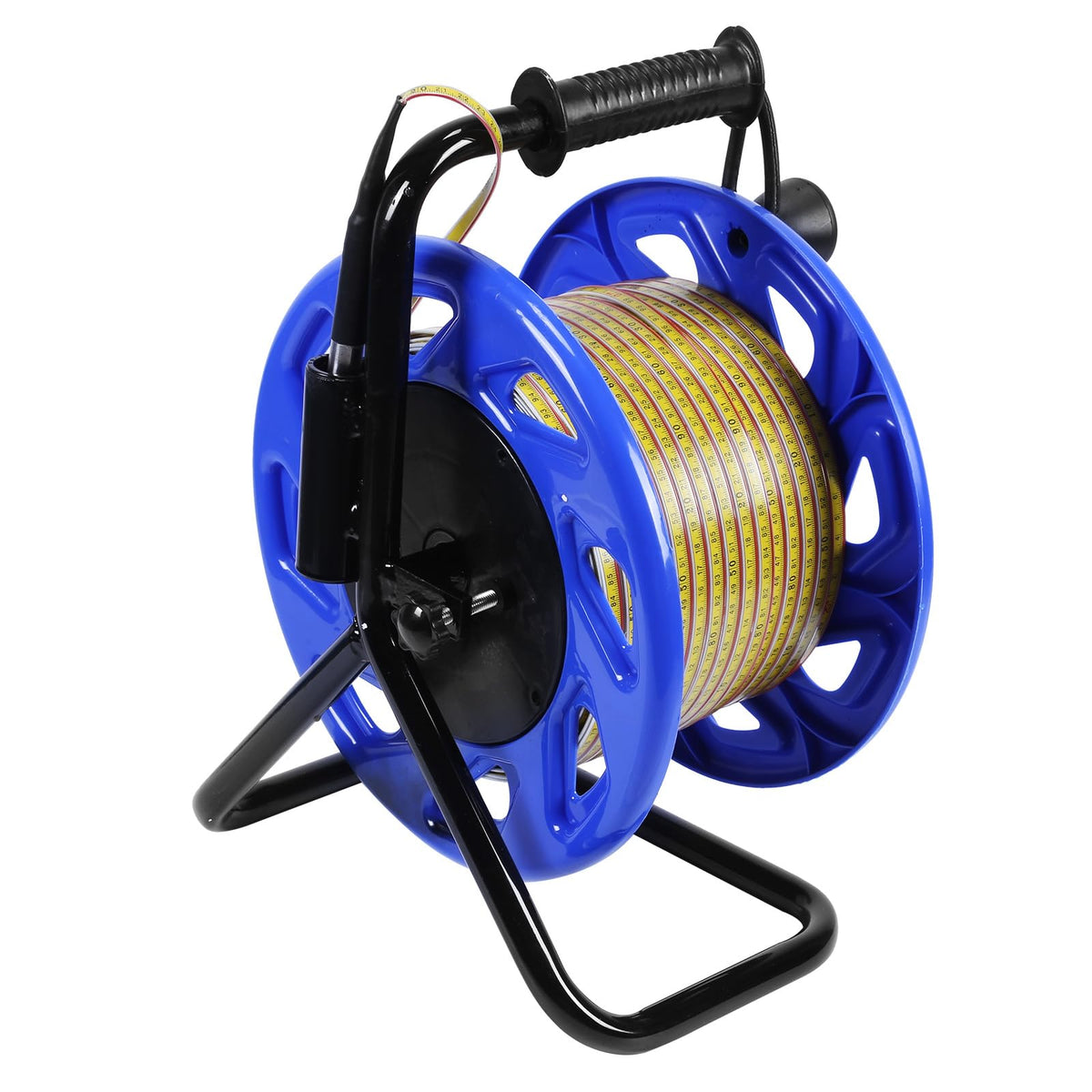 100m Water Level Measurement Gauge with Fixed Probe and Steel Tape Groundwater Level Measuring Instrument for Wells Boreholes Reservoirs and Pipes