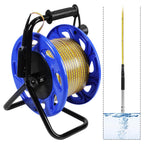 100m Water Level Gauge with Fixed Probe and Steel Tape Groundwater Level Measuring Instrument for Wells Boreholes Reservoirs and Pipes