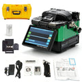 TFN Fiber Optic Fusion Splicer, Core Alignment Splicer with 4-Motor System, 6s Splicing & 15s Heating, 5” HD Touch Screen, Automatic Fiber Splicer with 5200mAh Battery, FTTH Fusion Splicer Kit