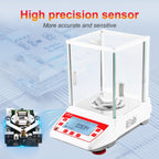UXILAII Analytical Balance GN Unit Lab Scale Glass Windshield 220g 0.1mg