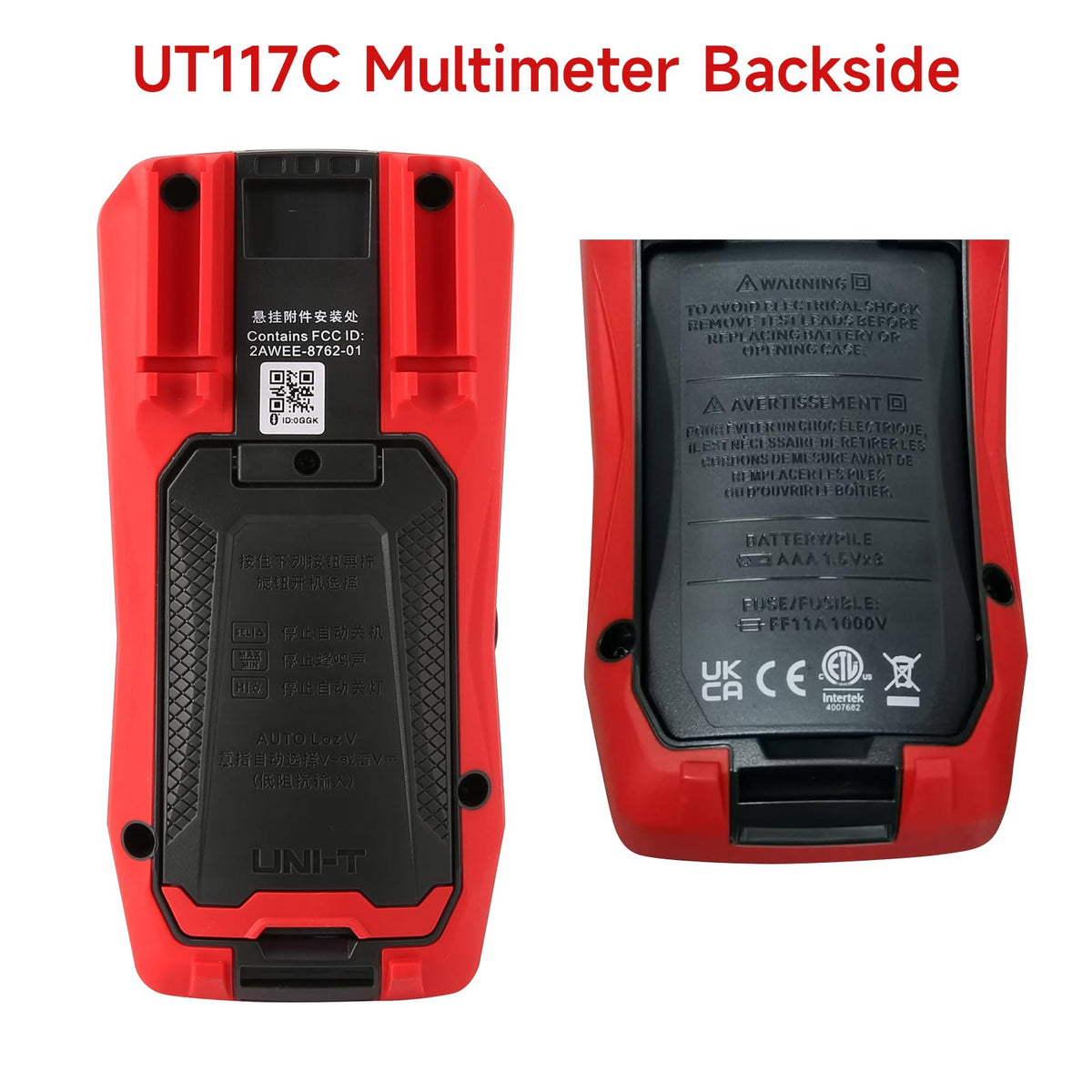 UNI-T UT117C Digital Multimeter 60000 Counts True RMS Bluetooth NCV LPF