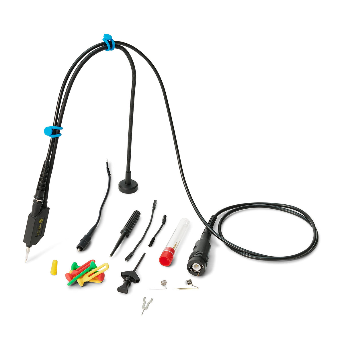 PCBite kit with 2X SQ500 500 MHz and 4X SQ10 handsfree Probes | Helping Hands | Level-up Your Electronics Workbench | Upgrade Your PCBite Kit