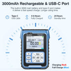 Riiai SG004A 4-20ma 0-24V Signal Generator, Programmable Current Voltage Generator, Resistance Millivolt Thermocouple Tester, Real-time Curve, 3000mAh USB Rechargeable, for PLC Simulator