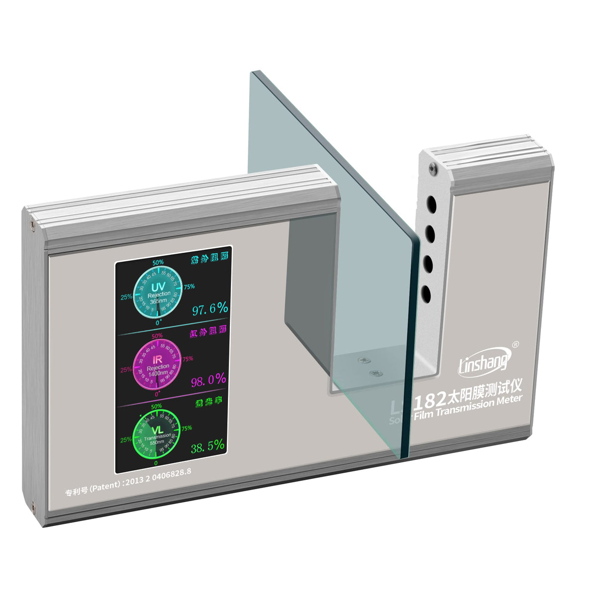LS182 SHGC Window Energy Meter with UV Full IR Visible Light Transmittance Solar Heat Gain Coefficient with Six Results