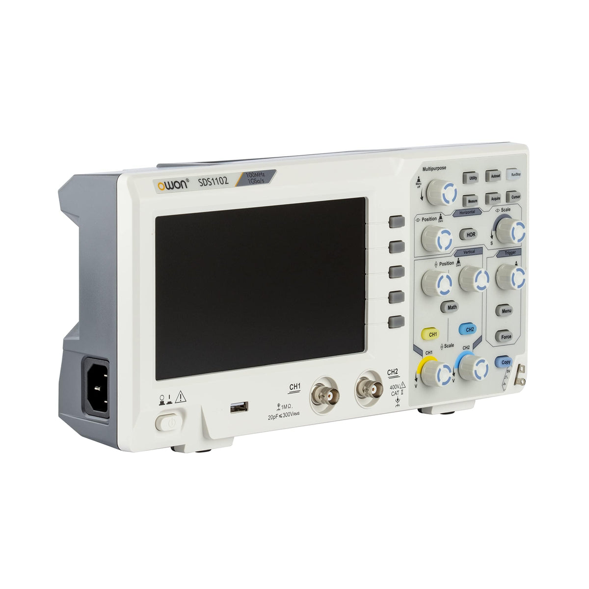 Lab Oscilloscope 100MHz Digital Oscilloscope 2 Channels 1GS/s Sample Rate