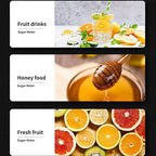 Digital Brix Refractometer,Sugar Content Meter Detector, 0~55% Digital Refractometer, Automatic Calibration, for Fruit Juice Syrup