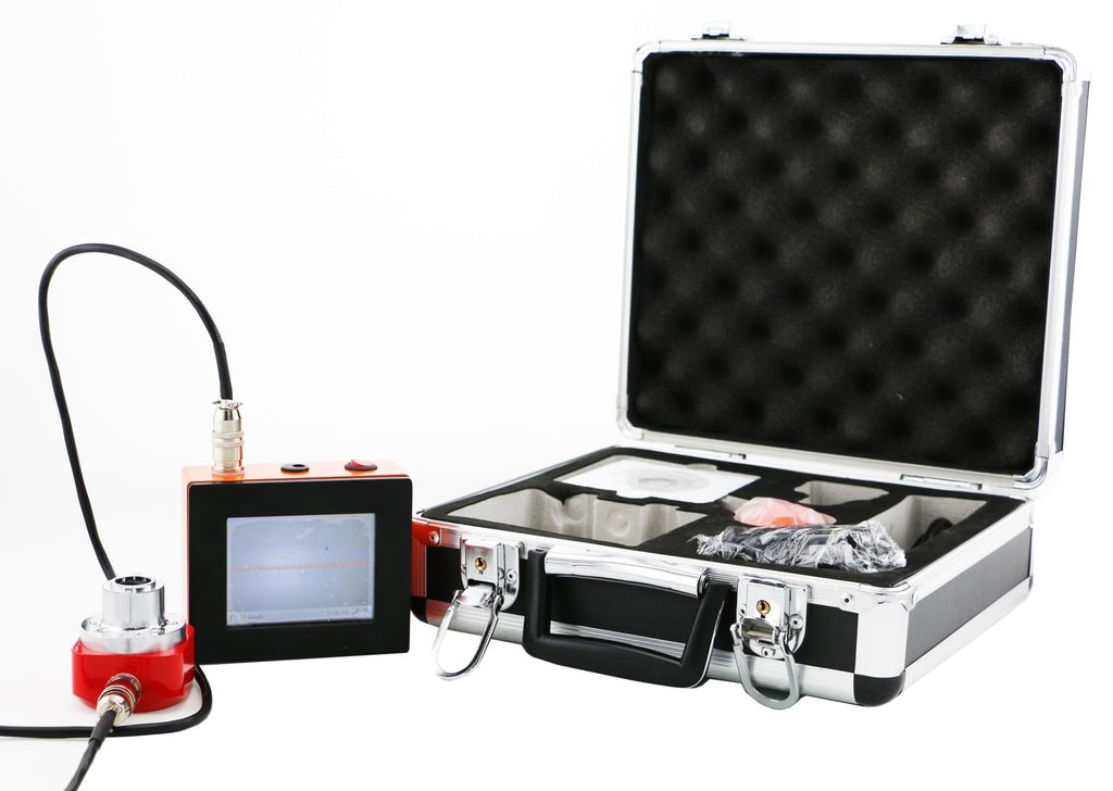 Digital Concrete Crack Width Gauge Meter Tester Crack Width Measuring Device with Photo and Data Storage Maximum Detection Range of 0-8mm Accuracy Better Than 1mm for Construction Industry