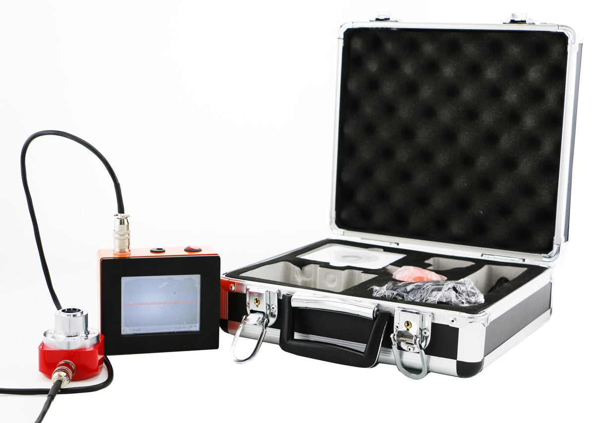 Digital Concrete Crack Width Gauge Meter Tester Crack Width Measuring Device with Photo and Data Storage Maximum Detection Range of 0-8mm Accuracy Better Than 1mm for Construction Industry