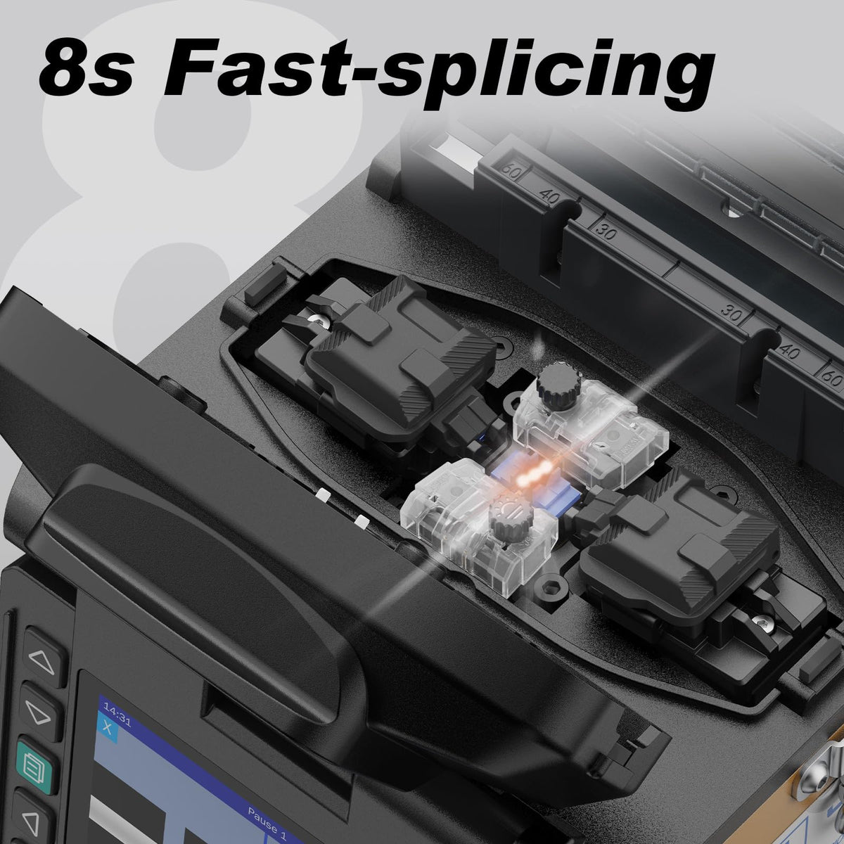 1310 1550nm 26 24dB Multi-Functional JILONG OTDR with OPM OLS V-F-L and Fiber Optical Fiber Fusion Splicer Core Alignment Splicing Loss 0.01dB Electrodes 48000 Times