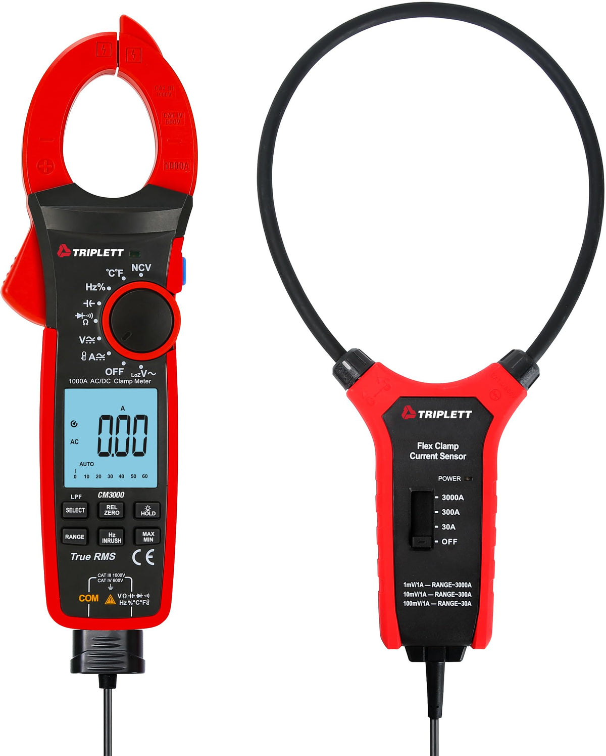 Triplett CM3000 1000A AC/DC Clamp