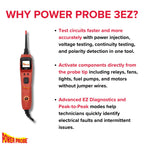 Power Probe 3EZ Circuit Tester with Diagnostic Mode (PP3EZREDCS)