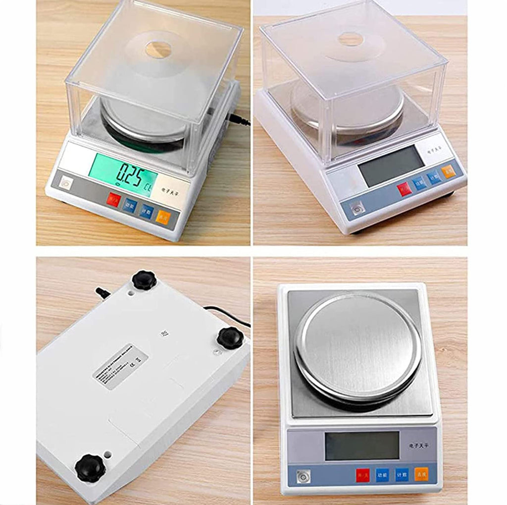 Analytical Balance High Precision Scale Accurate Digtal Laboratory Lab Electronic Commerical Counting Kitchen Scales Jewelry Weighing,2000g/.01 (2000g/.01)